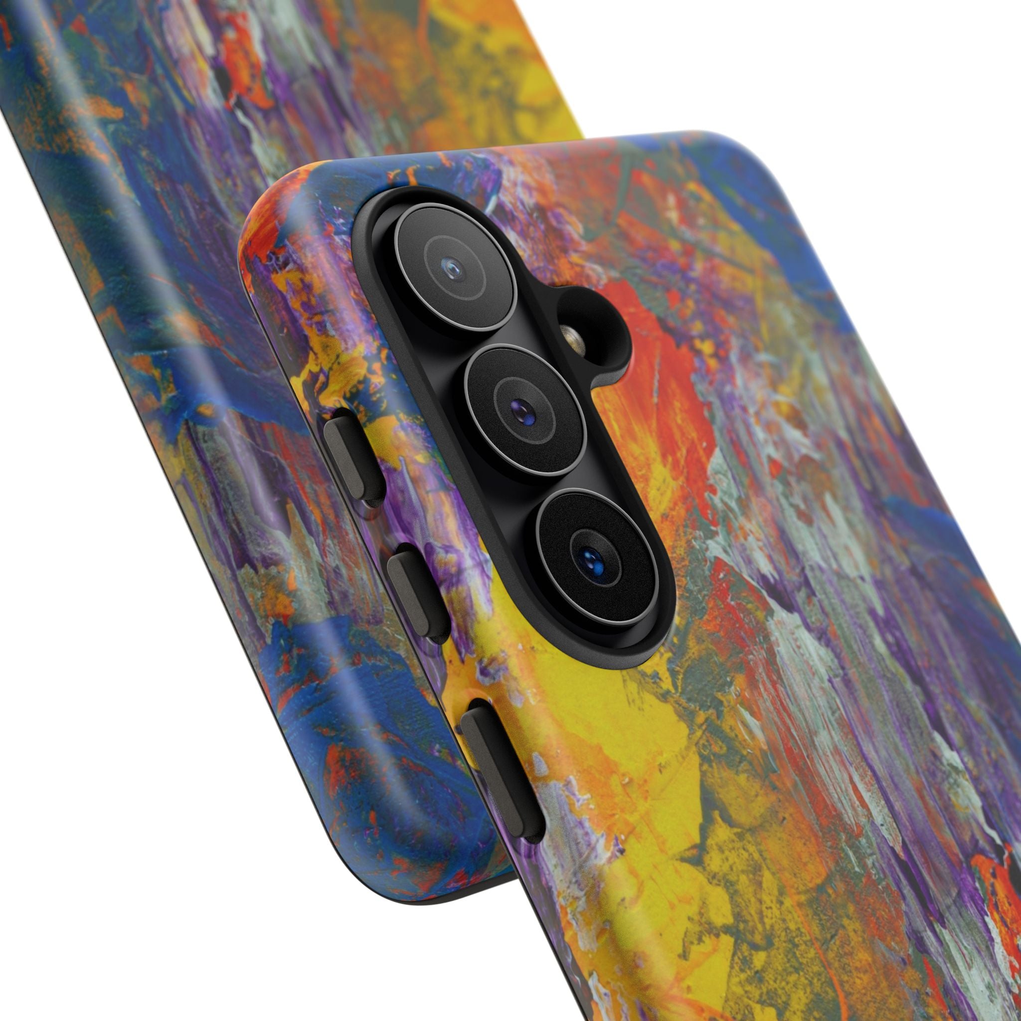 Abstract Color Splash Phone Case — Vibrant Artistic Protective Cover