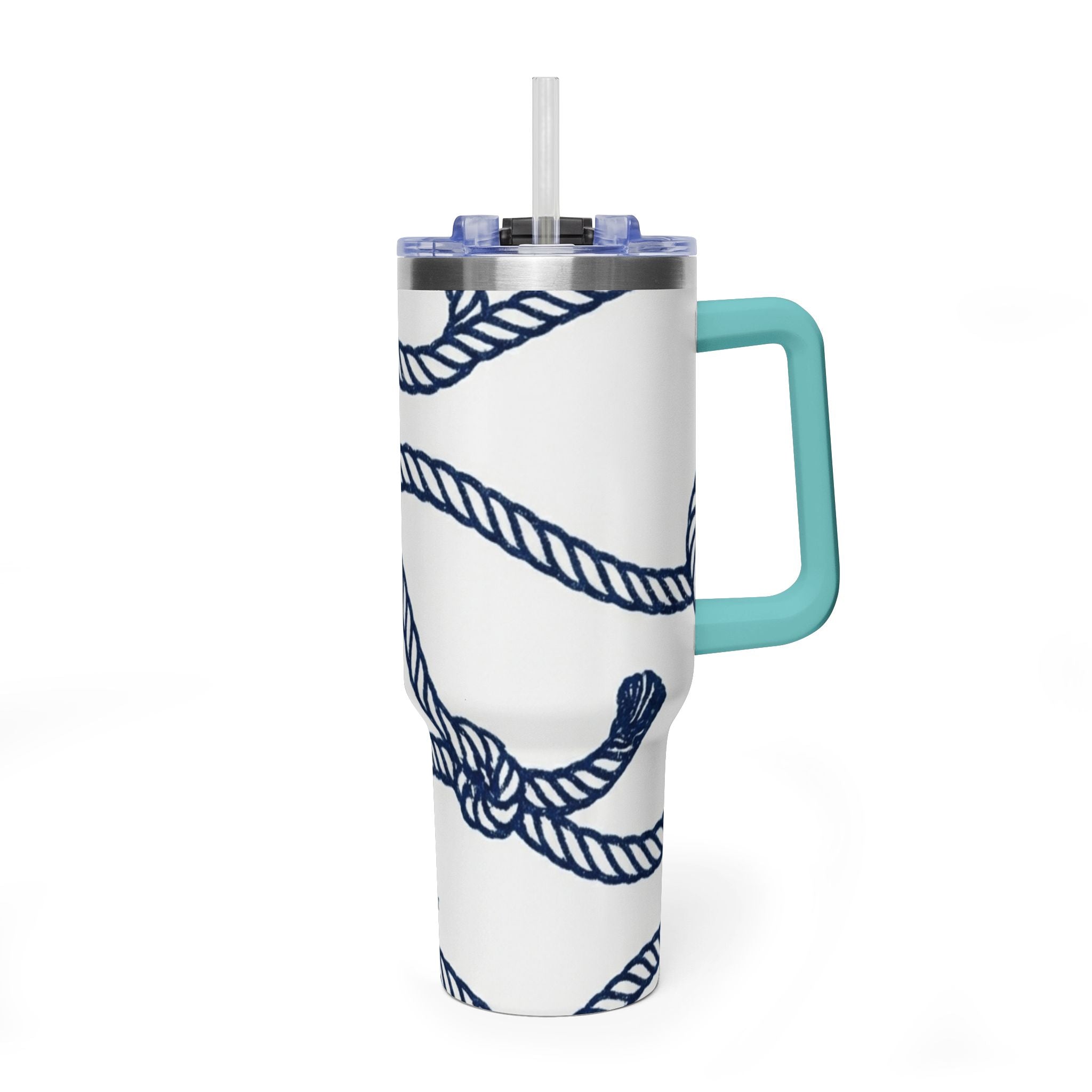 Nautical Rope 40oz Vacuum Tumbler