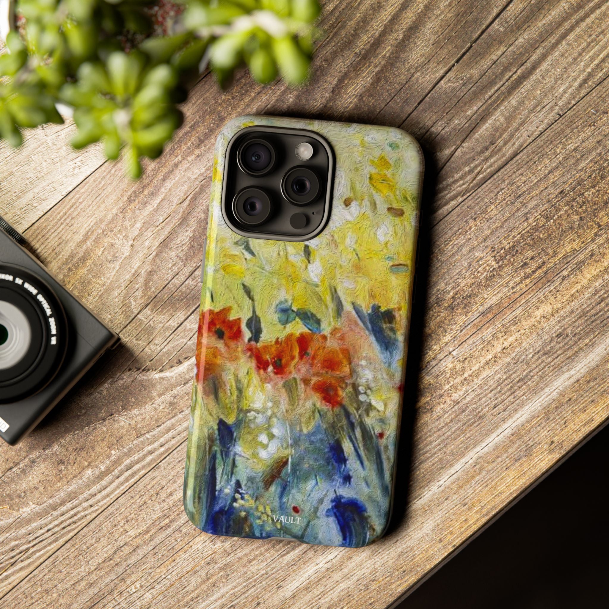Floral Watercolor Phone Case — Yellow Garden Tough Cases