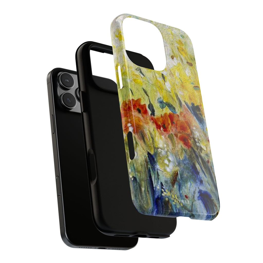 Floral Watercolor Phone Case — Yellow Garden Tough Cases
