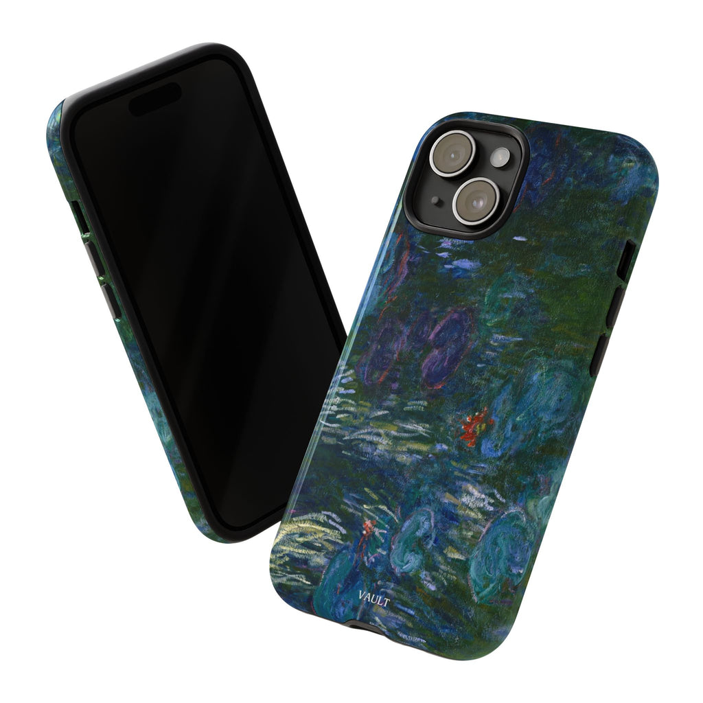 Water Lilies Tough Phone Case — Impressionist Art Protective Cover