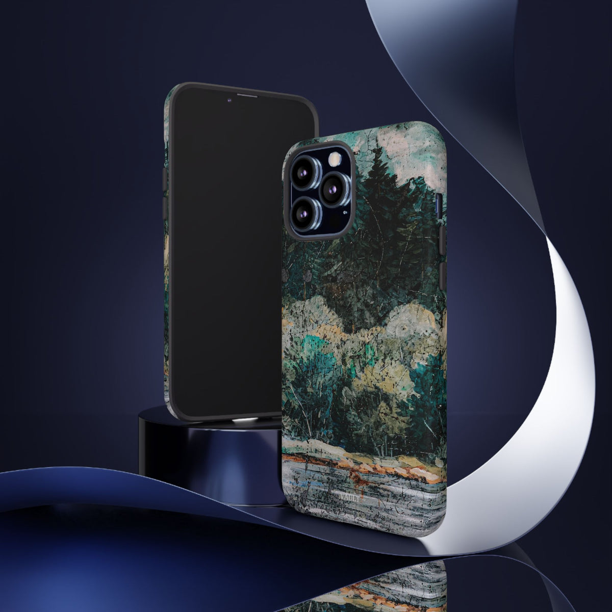 Phone Case - Moody Forest Landscape Protective Tough Case