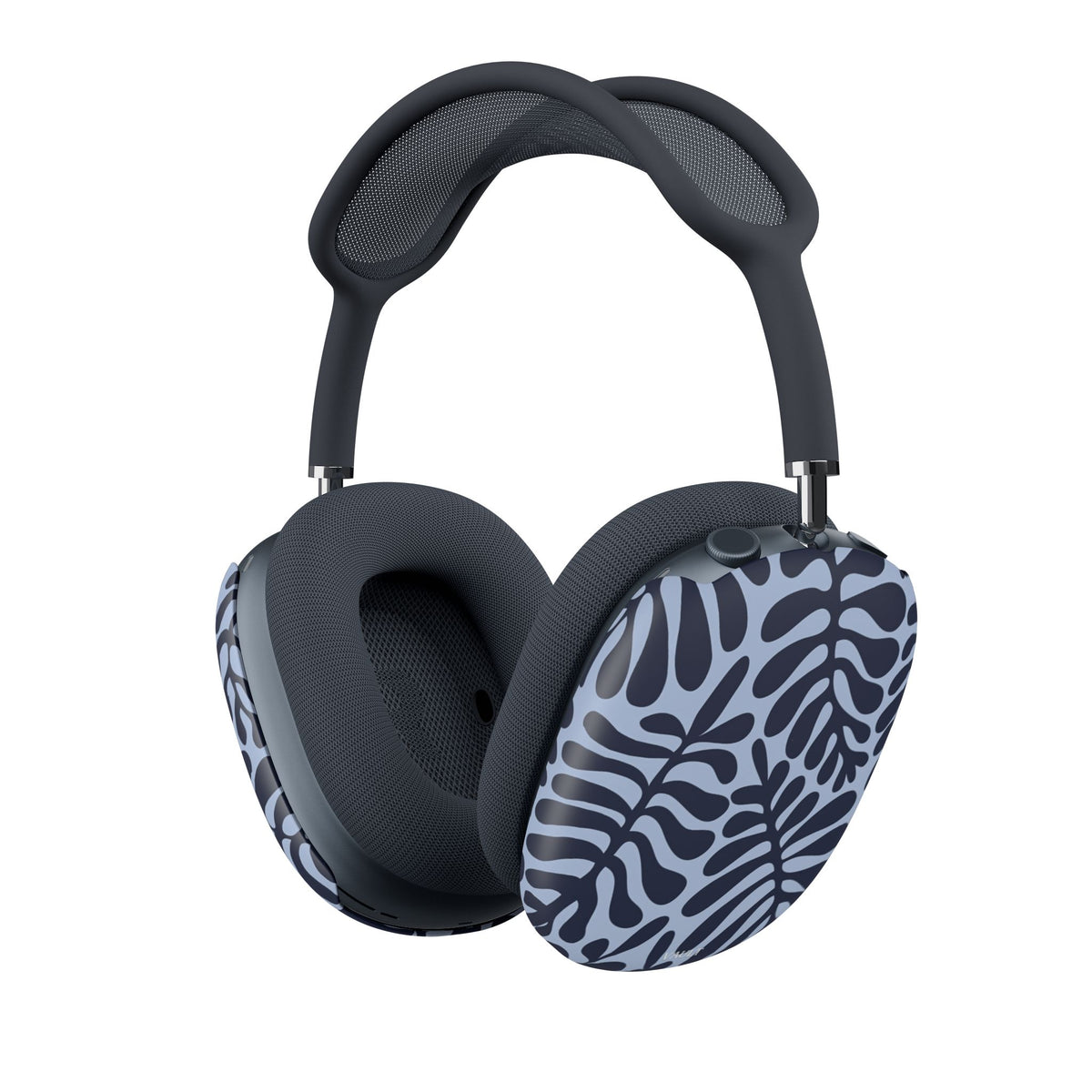 Leafy Blue AirPods Max Case – Protective Decorative Ear Cup Covers