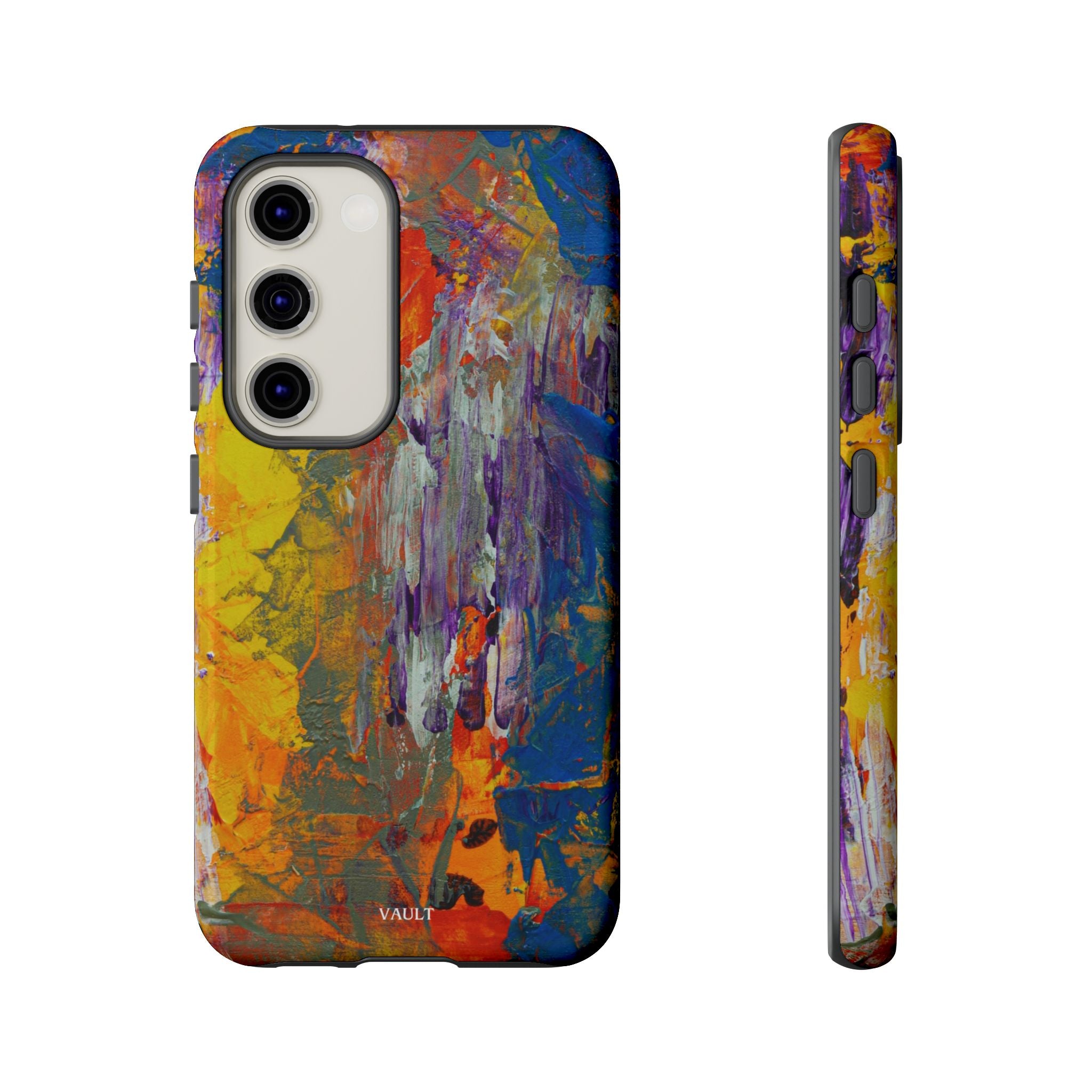 Abstract Color Splash Phone Case — Vibrant Artistic Protective Cover