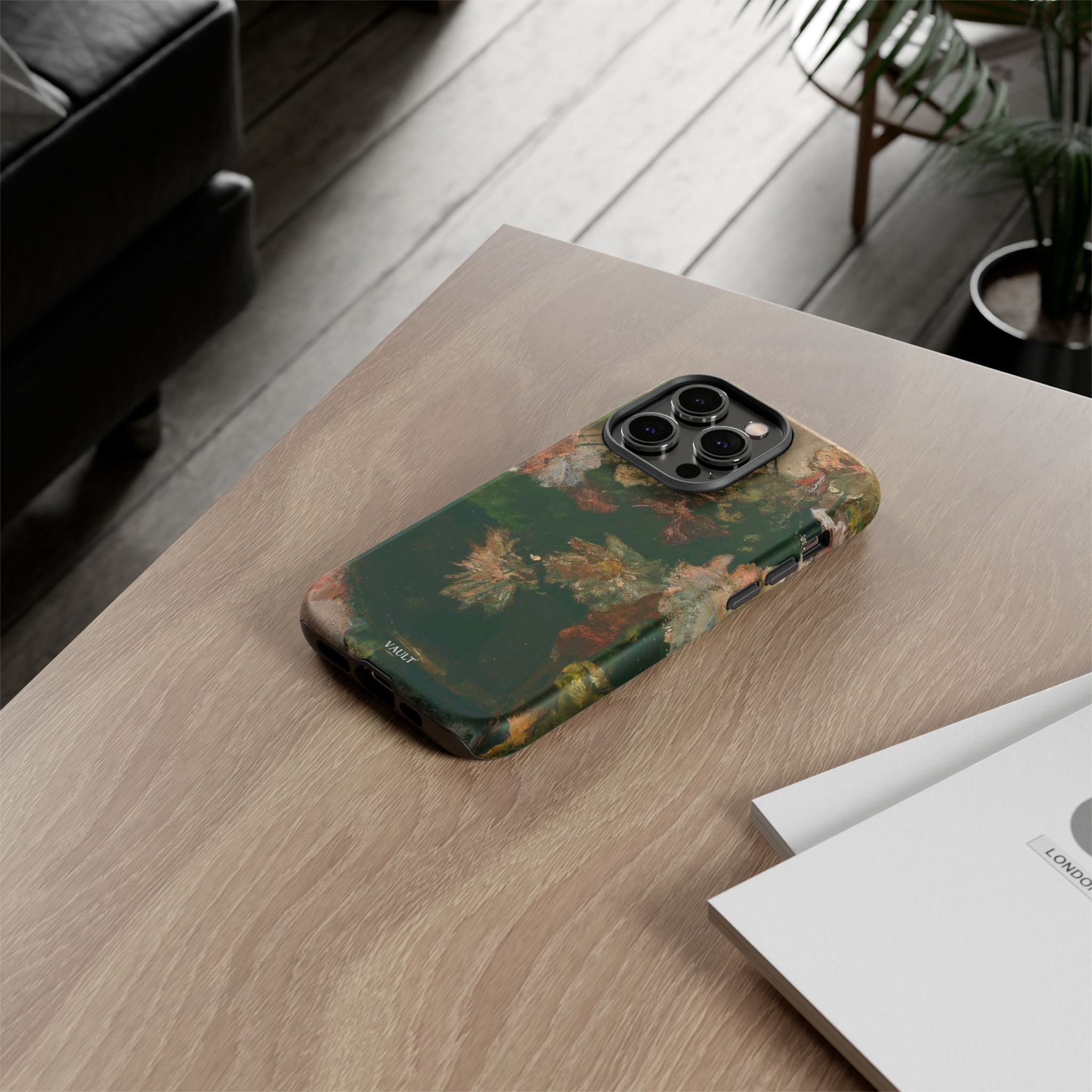 Floral Painterly Tough Phone Case — Vintage Autumn Leaves Phone Cover