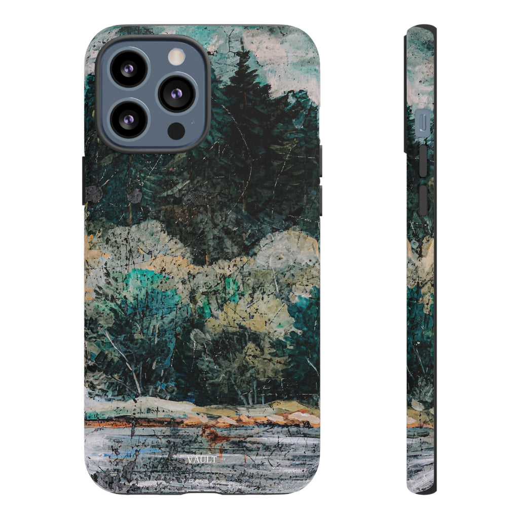 Phone Case - Moody Forest Landscape Protective Tough Case