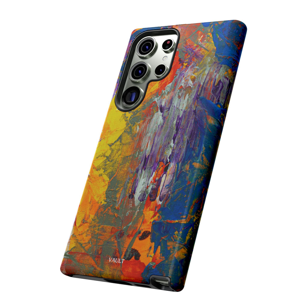 Abstract Color Splash Phone Case — Vibrant Artistic Protective Cover