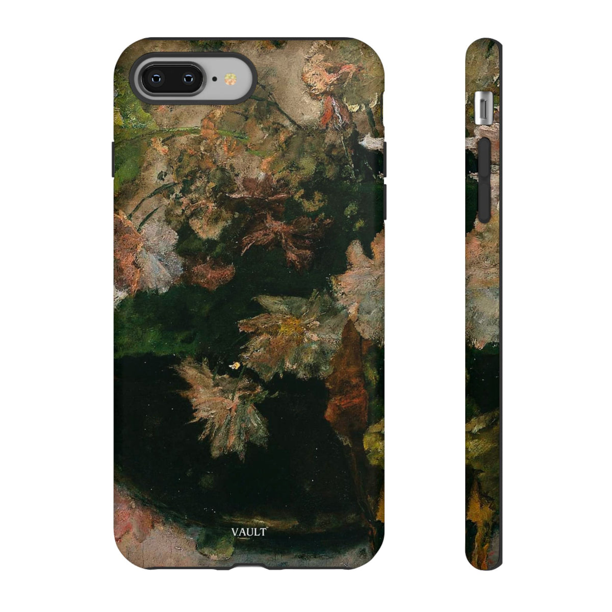 Floral Painterly Tough Phone Case — Vintage Autumn Leaves Phone Cover
