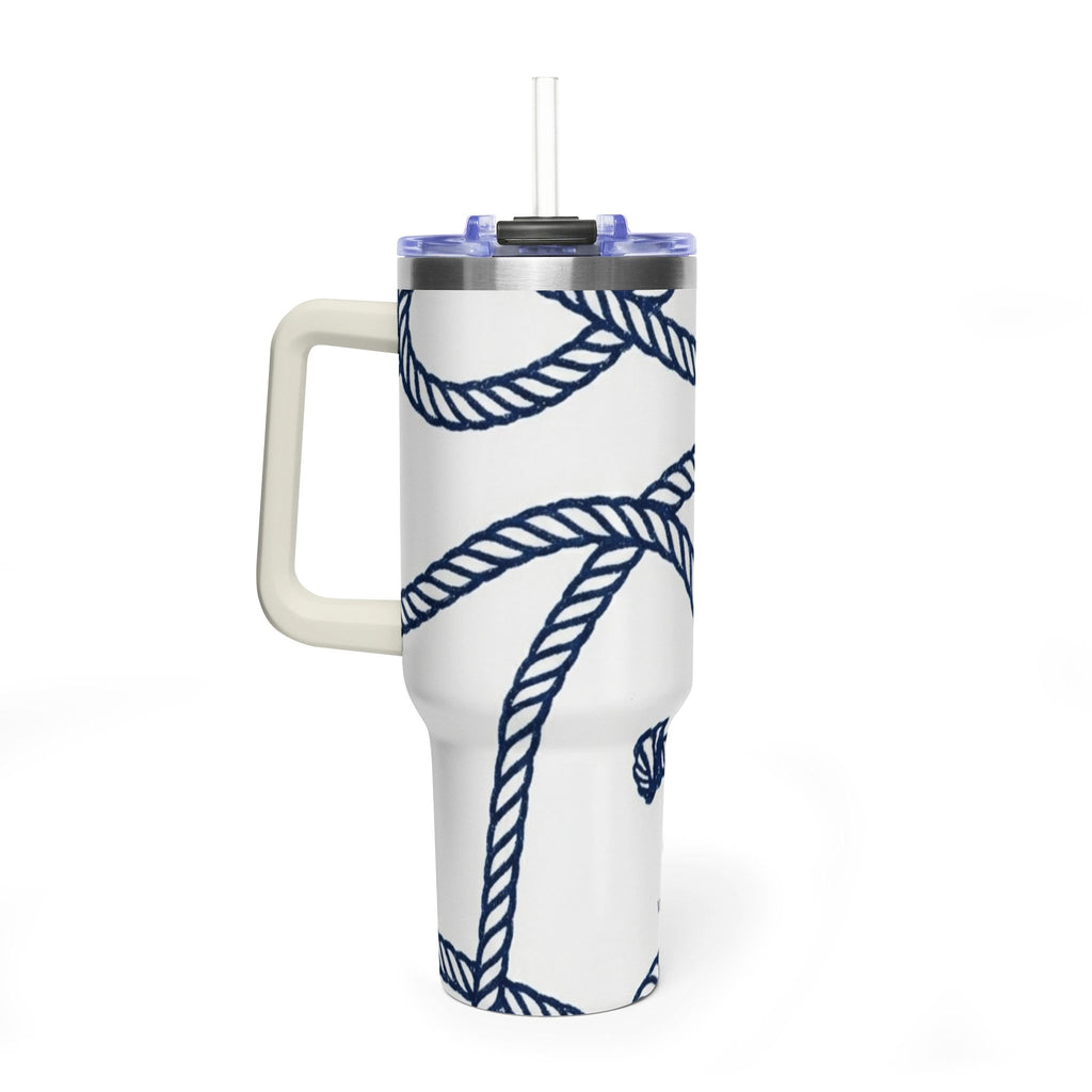 Nautical Rope 40oz Vacuum Tumbler