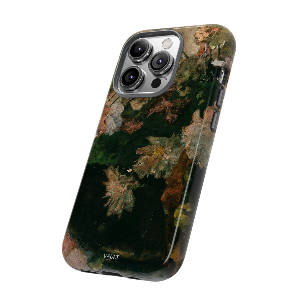 Floral Painterly Tough Phone Case — Vintage Autumn Leaves Phone Cover