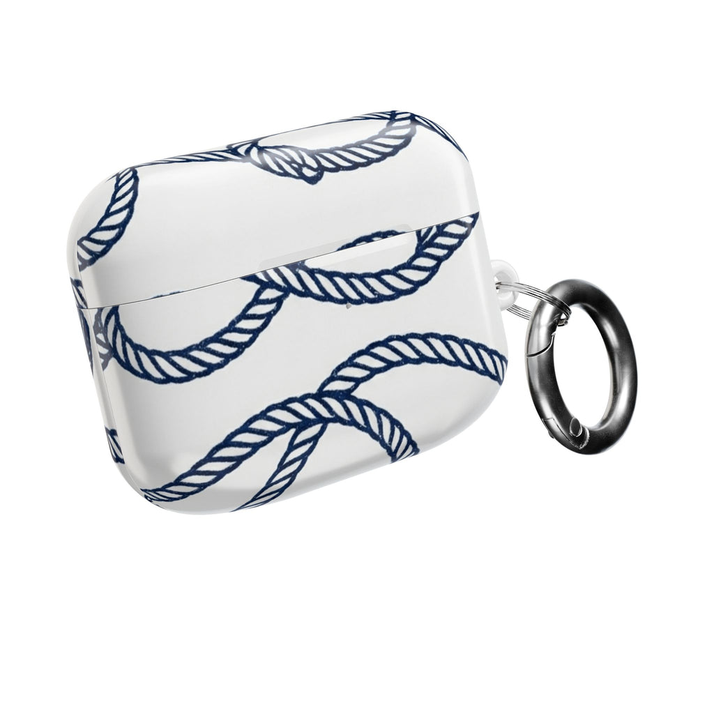 Nautical Rope AirPod Case – Blue Sailor Knot Protective Cover