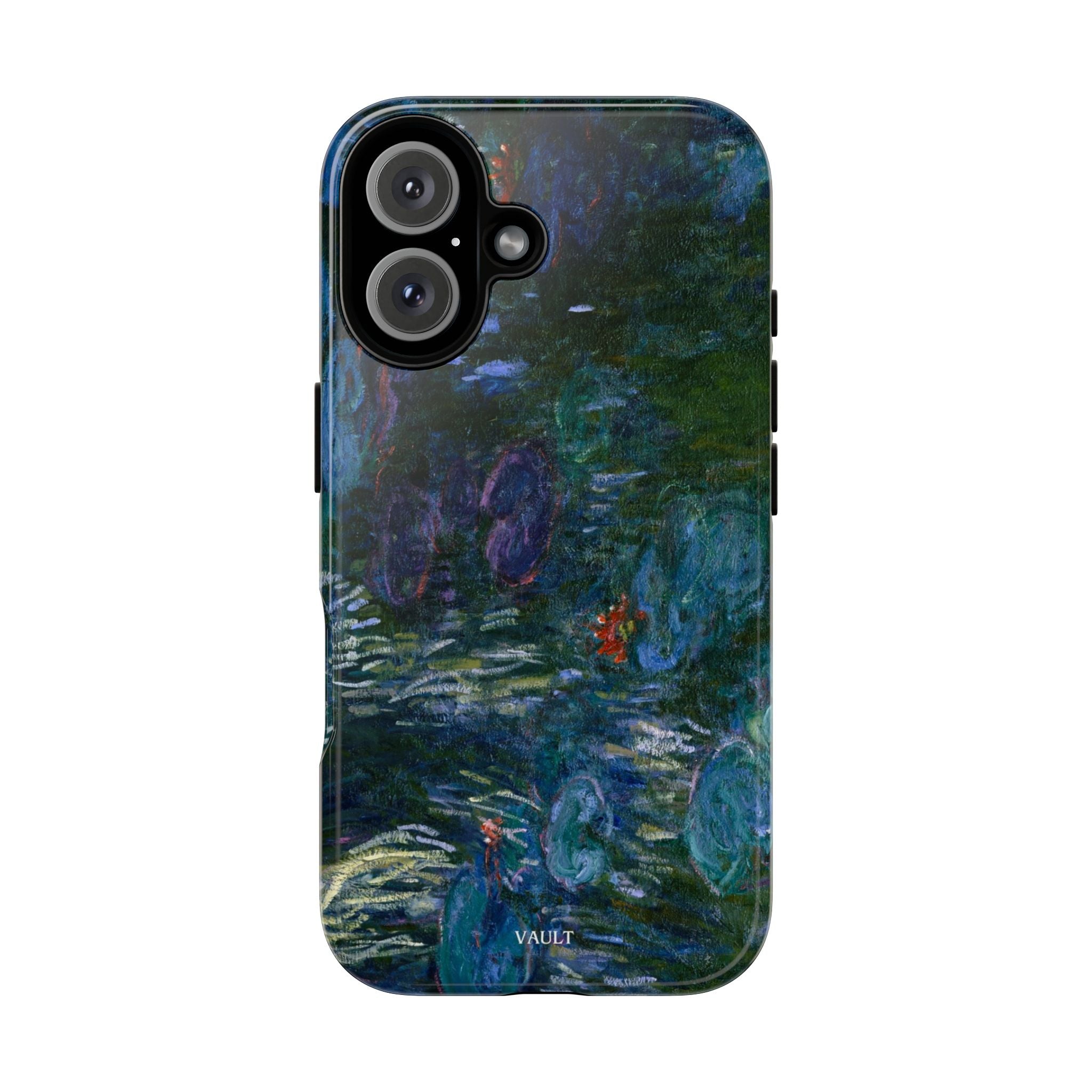 Water Lilies Tough Phone Case — Impressionist Art Protective Cover