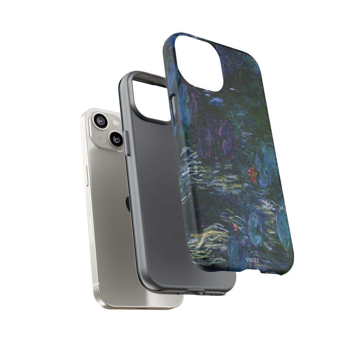 Water Lilies Tough Phone Case — Impressionist Art Protective Cover