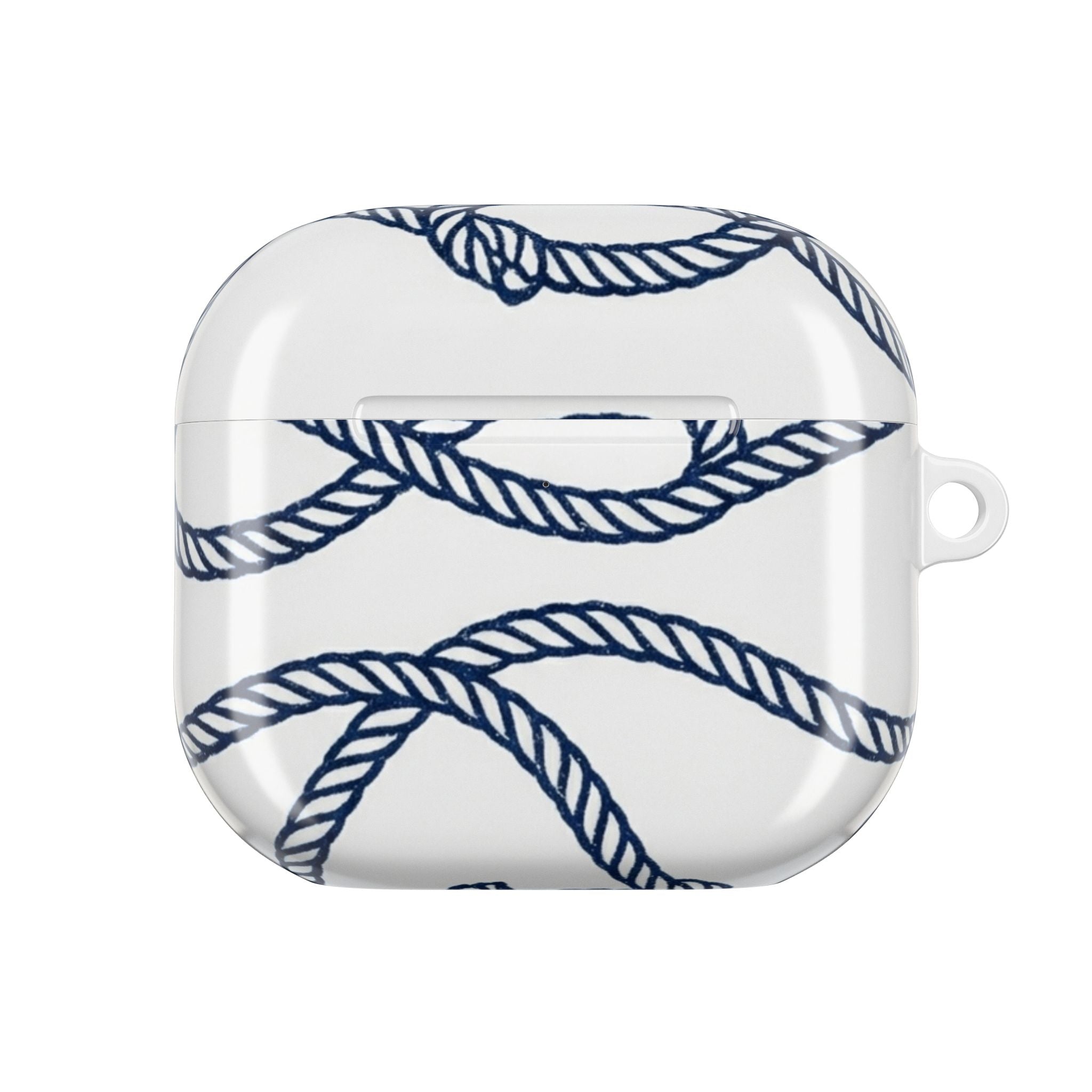 Nautical Rope AirPod Case – Blue Sailor Knot Protective Cover