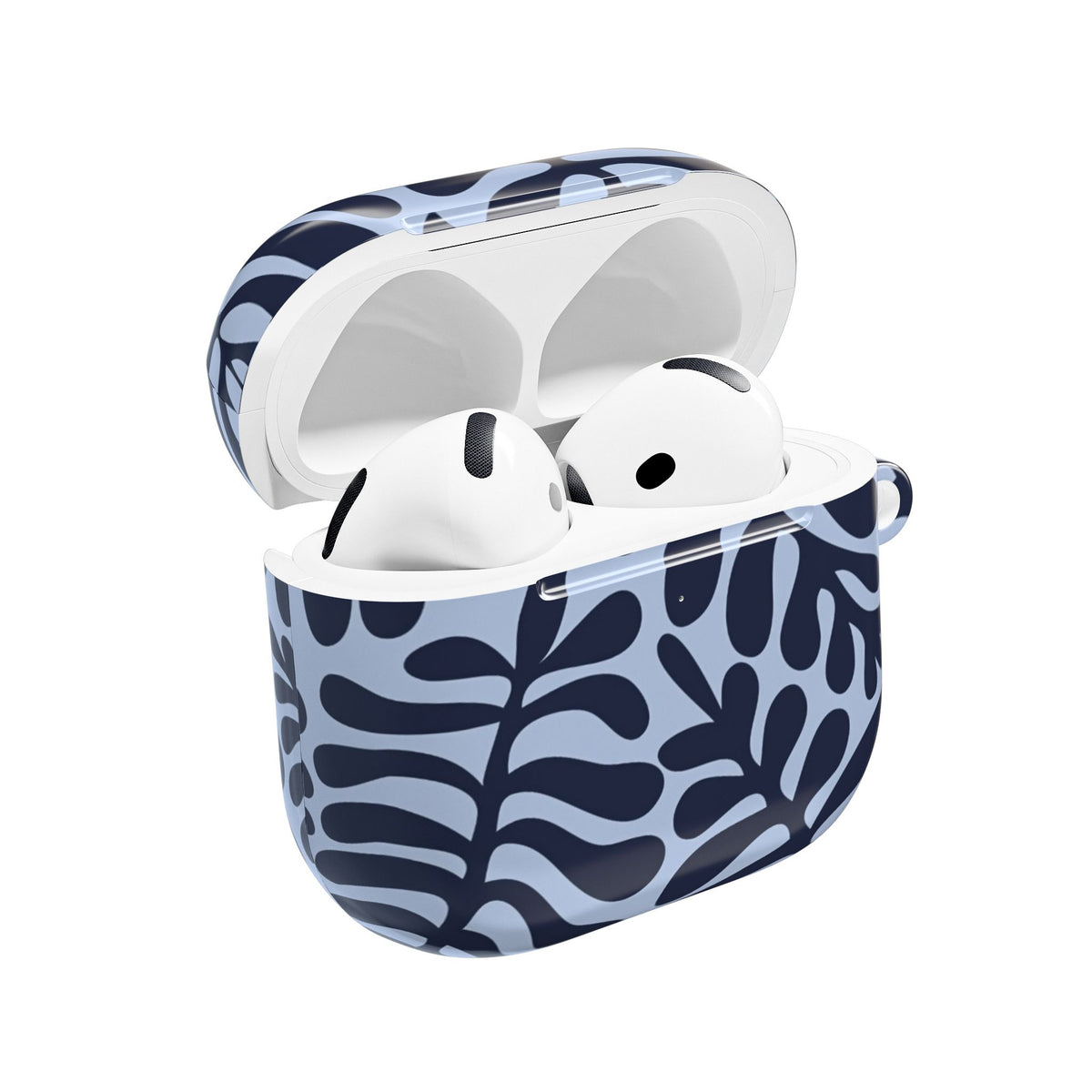 Blue Leaf AirPod Case - Botanical Protective Cover