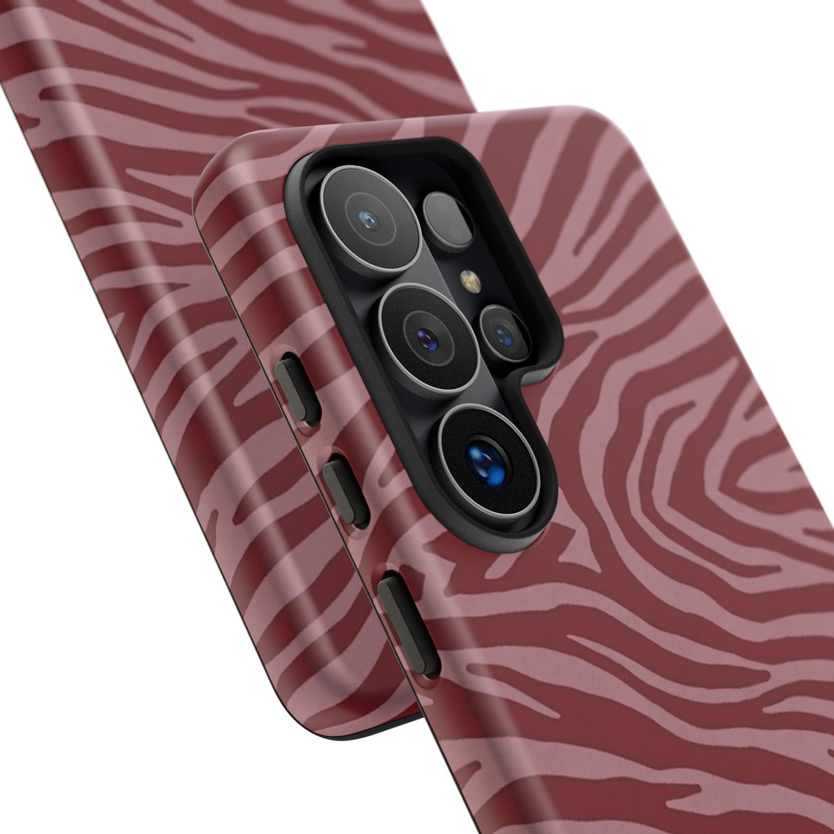 Red Zebra Print Tough Phone Case
