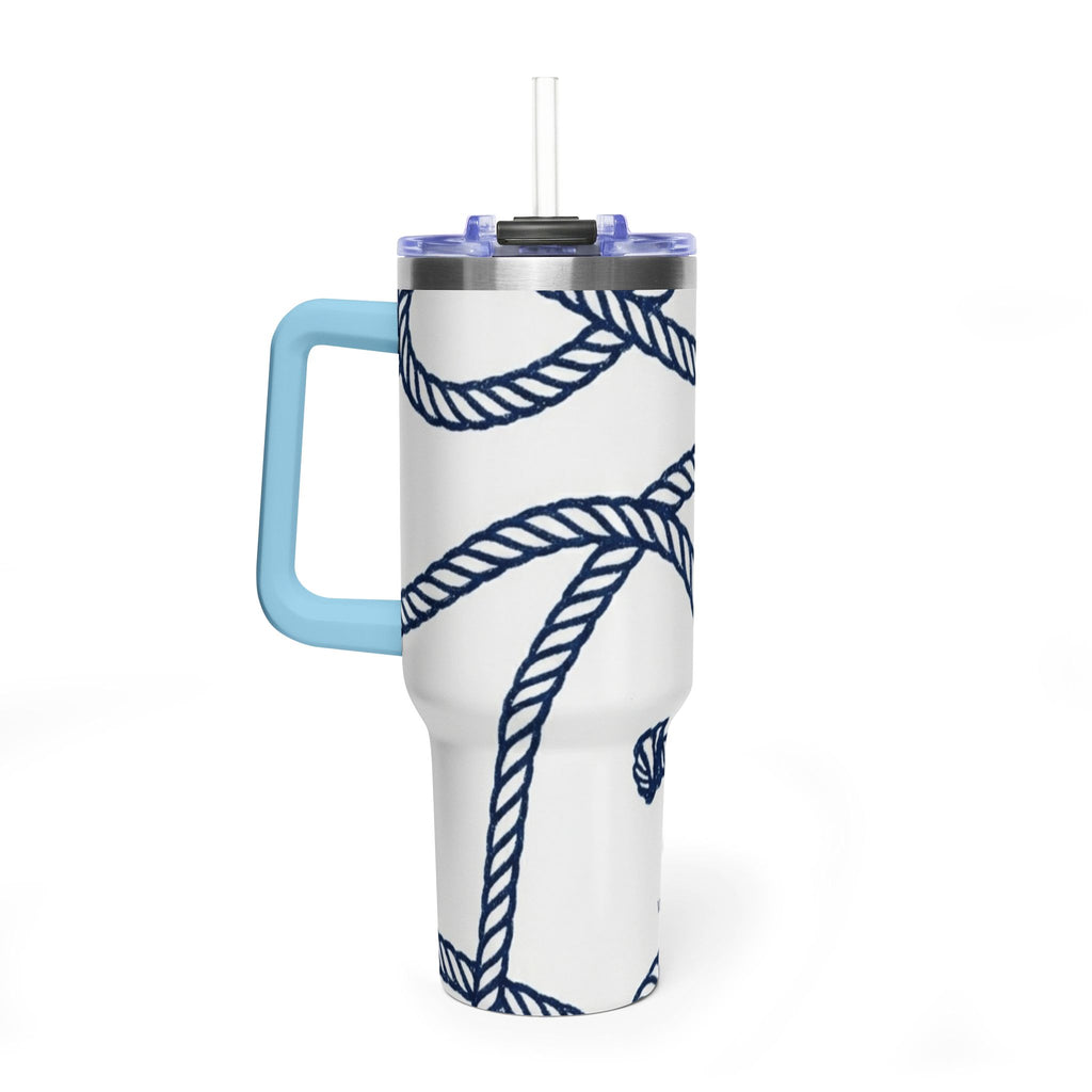 Nautical Rope 40oz Vacuum Tumbler
