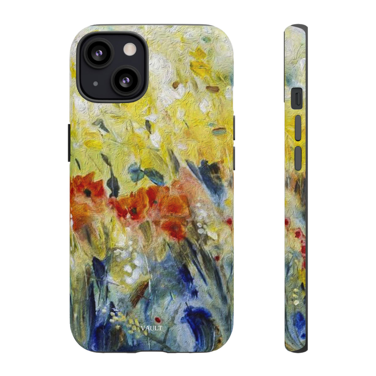 Floral Watercolor Phone Case — Yellow Garden Tough Cases