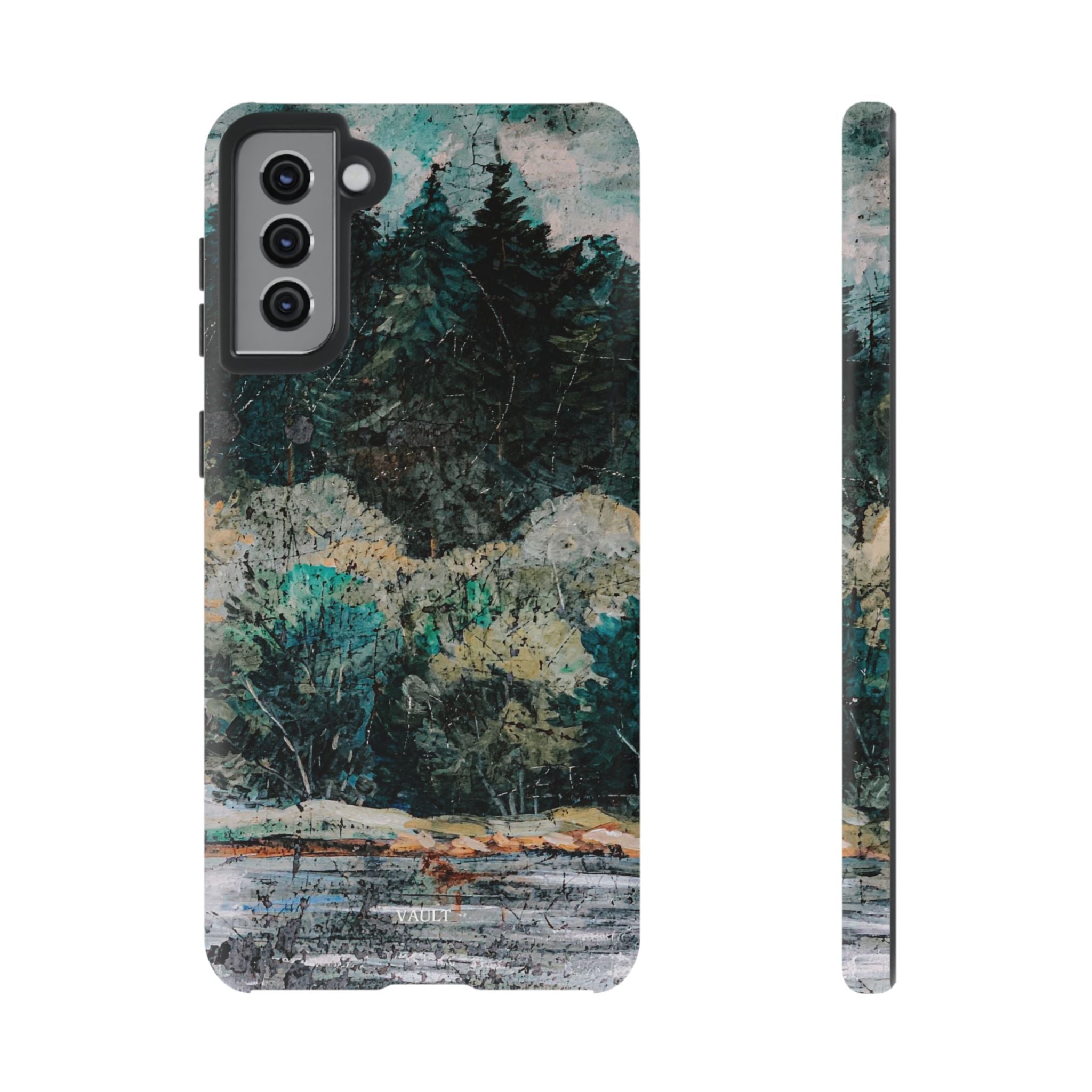 Phone Case - Moody Forest Landscape Protective Tough Case