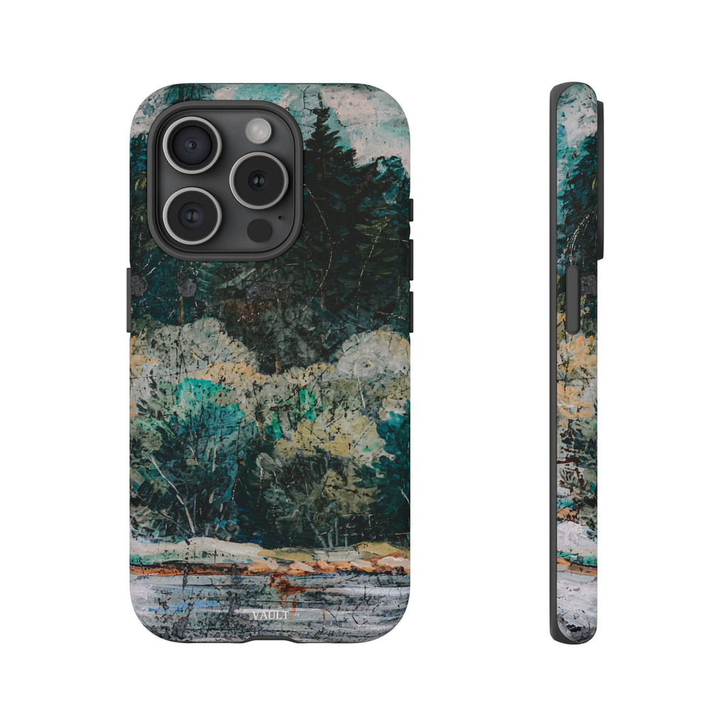 Phone Case - Moody Forest Landscape Protective Tough Case