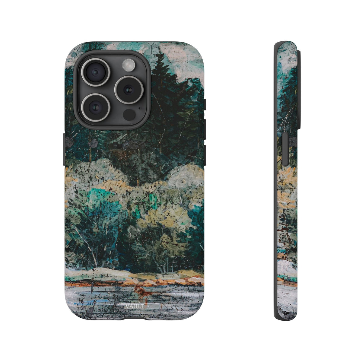 Phone Case - Moody Forest Landscape Protective Tough Case