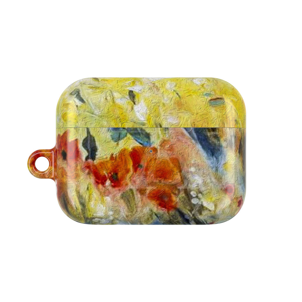 Floral Watercolor AirPod Case — Abstract Garden Protective Cover