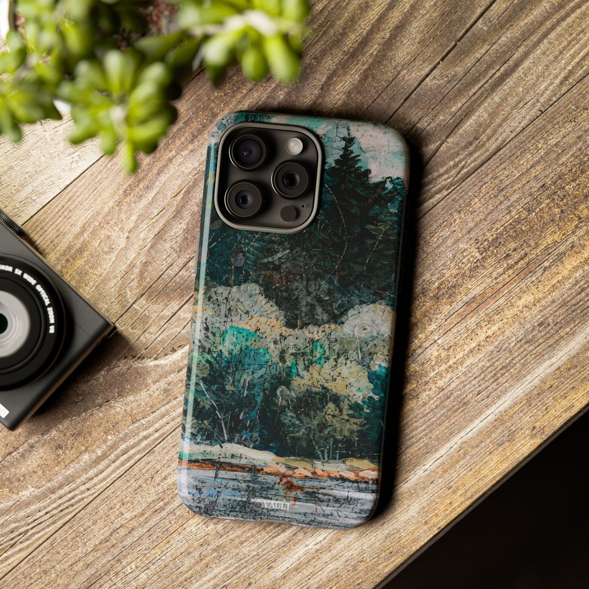 Phone Case - Moody Forest Landscape Protective Tough Case