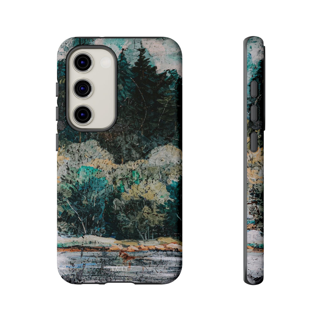 Phone Case - Moody Forest Landscape Protective Tough Case