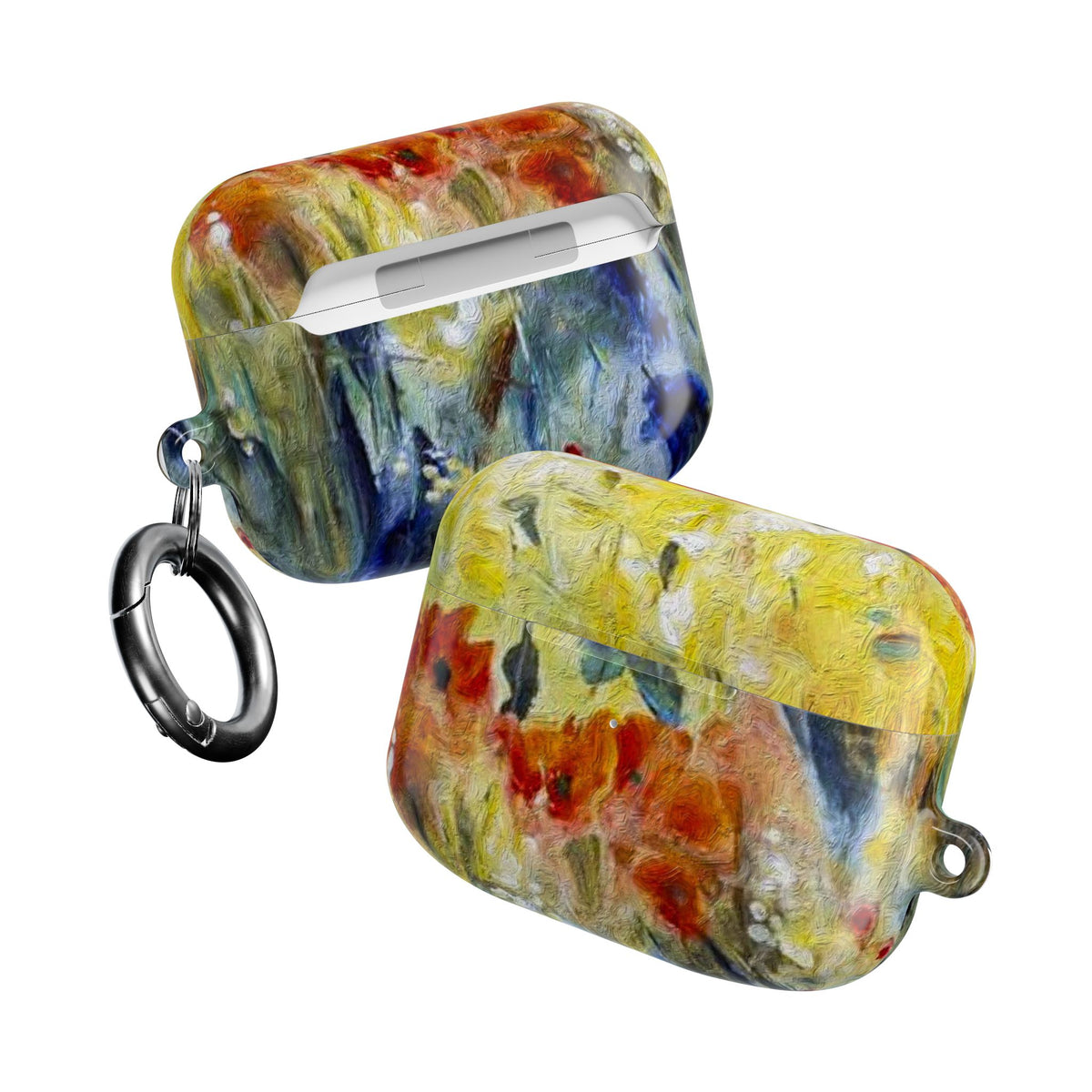 Floral Watercolor AirPod Case — Abstract Garden Protective Cover