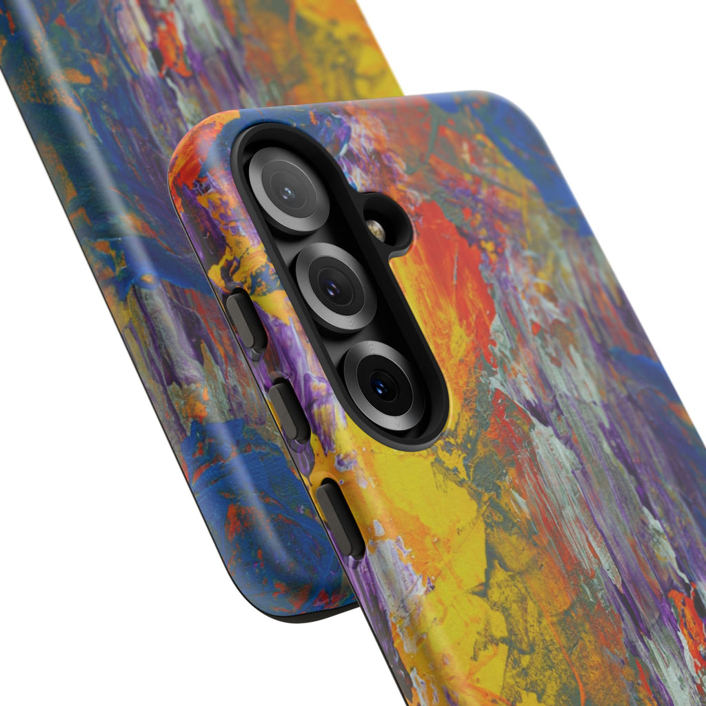 Abstract Color Splash Phone Case — Vibrant Artistic Protective Cover