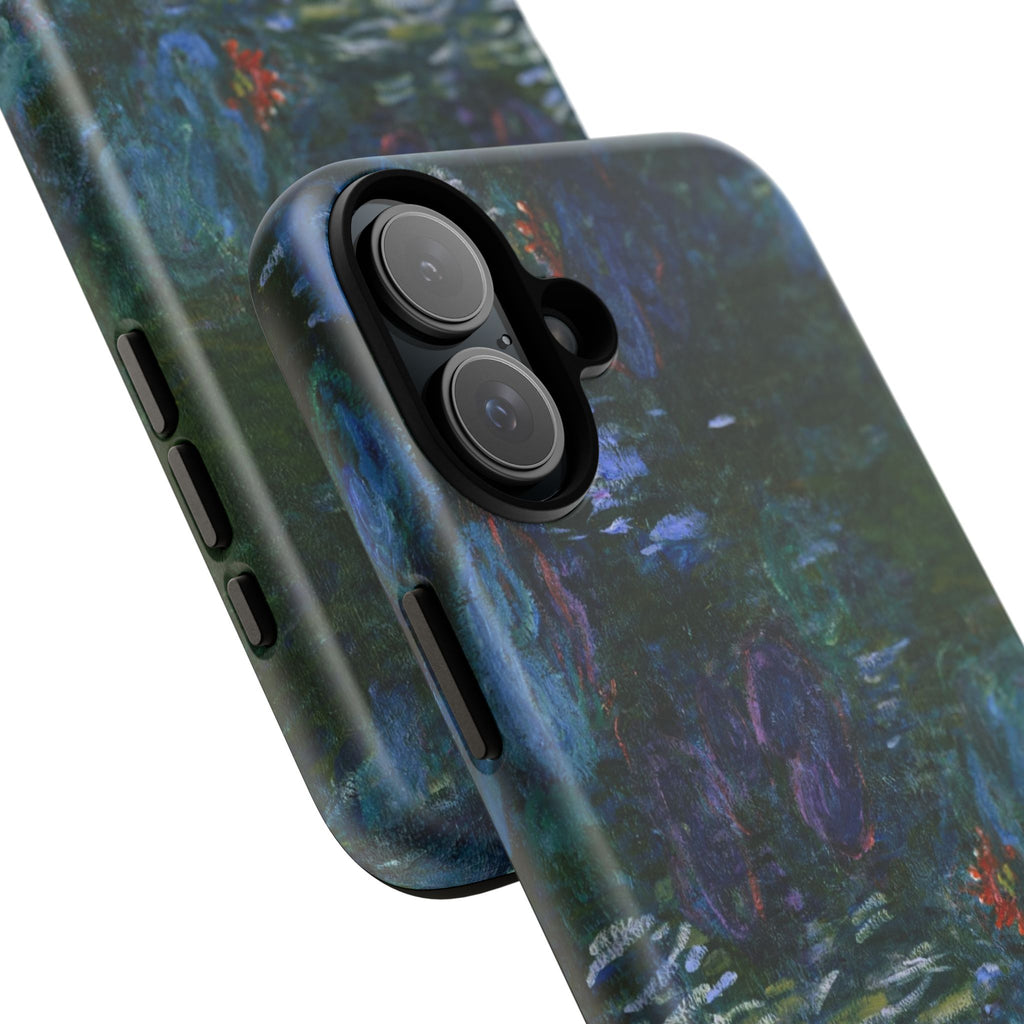 Water Lilies Tough Phone Case — Impressionist Art Protective Cover