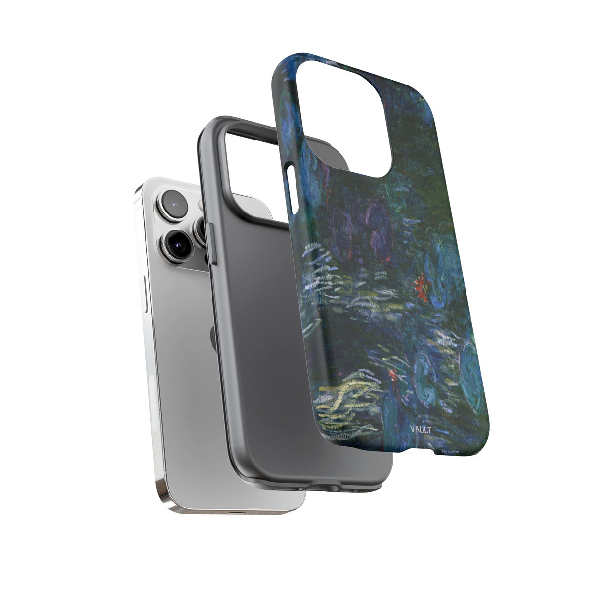 Water Lilies Tough Phone Case — Impressionist Art Protective Cover