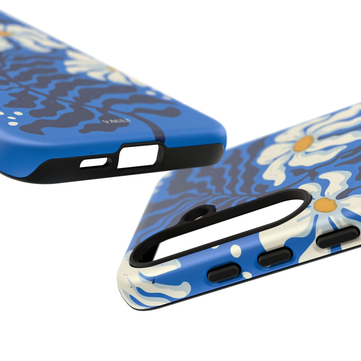 Blue Daisy Tough Phone Case — Floral Protective Phone Cover