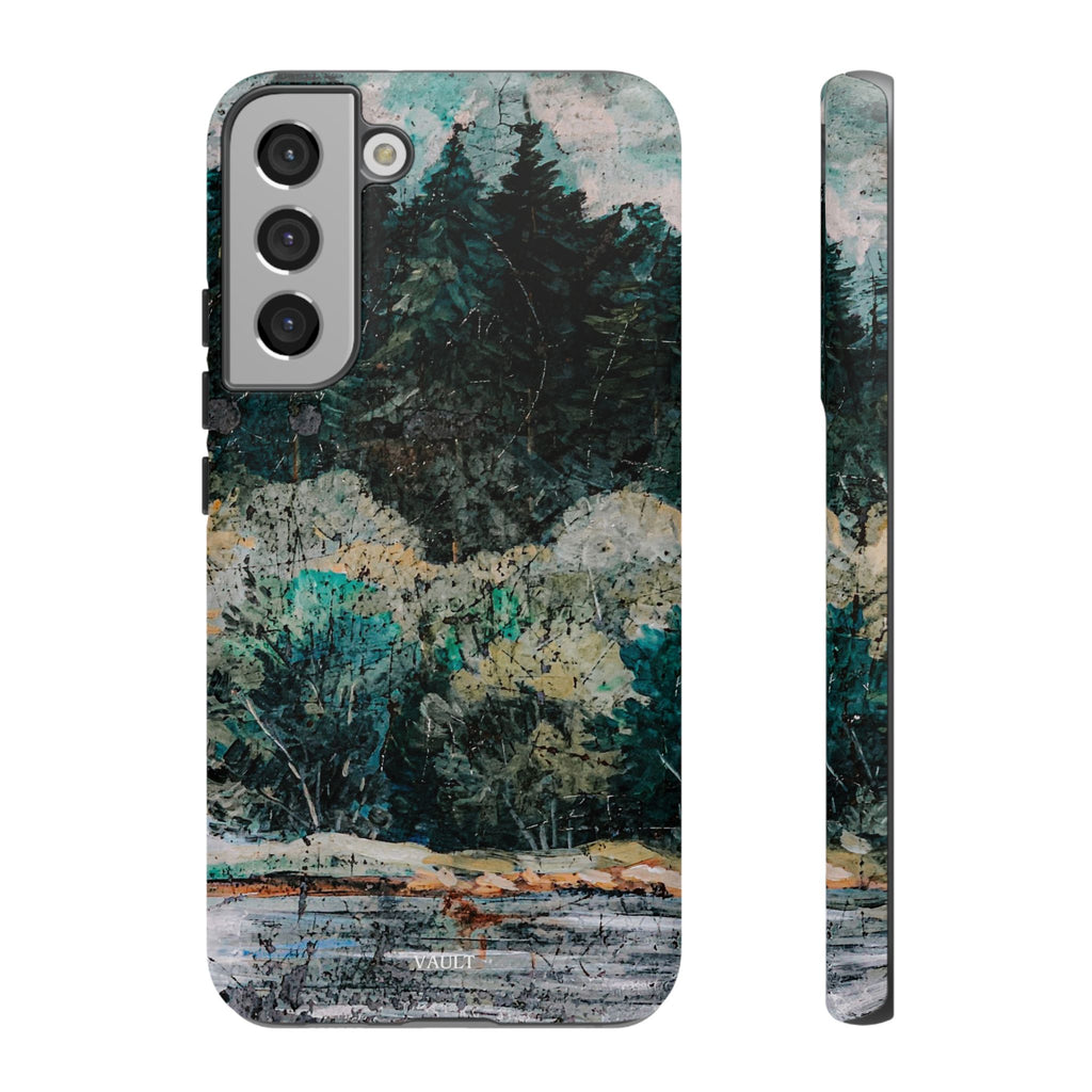 Phone Case - Moody Forest Landscape Protective Tough Case