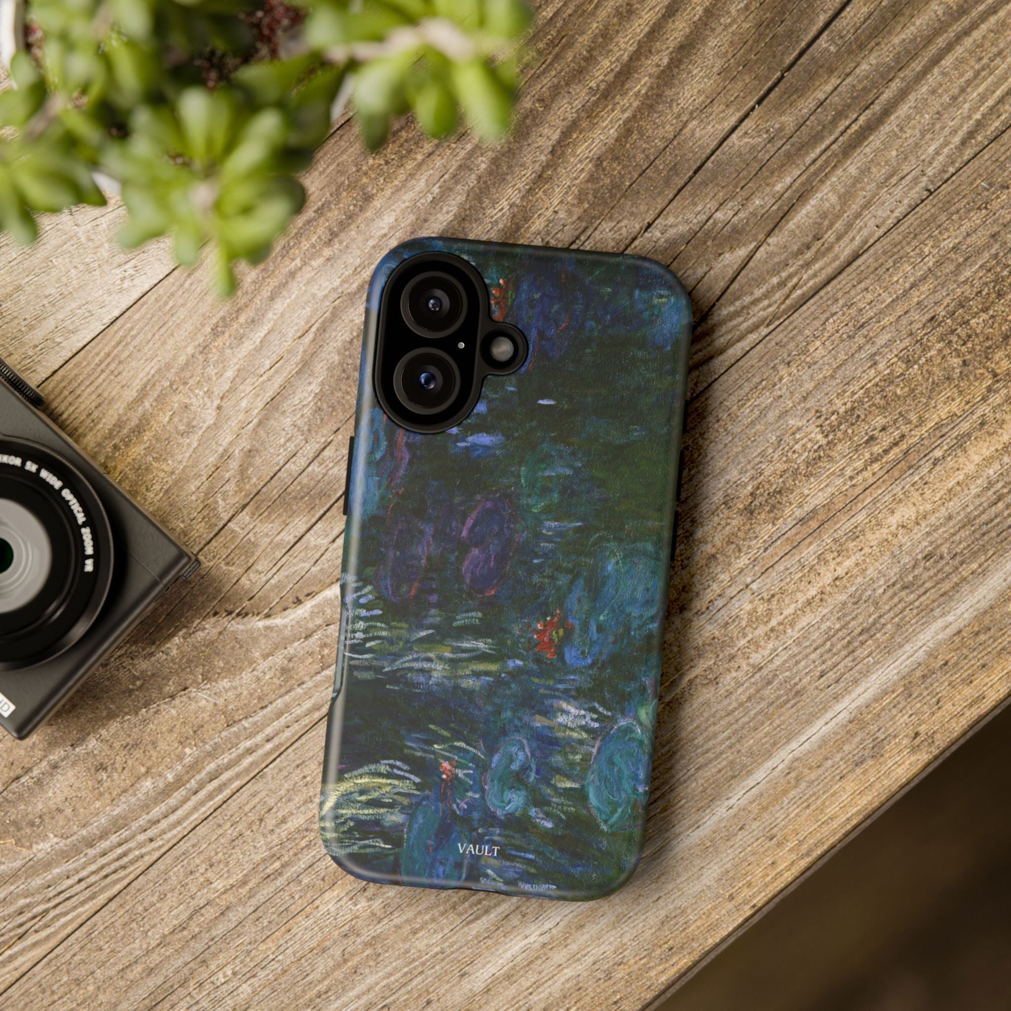 Water Lilies Tough Phone Case — Impressionist Art Protective Cover
