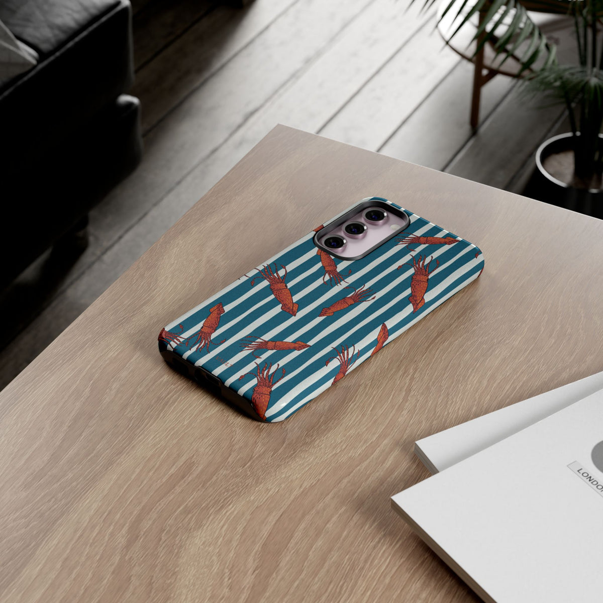 Shrimp Stripe Phone Case