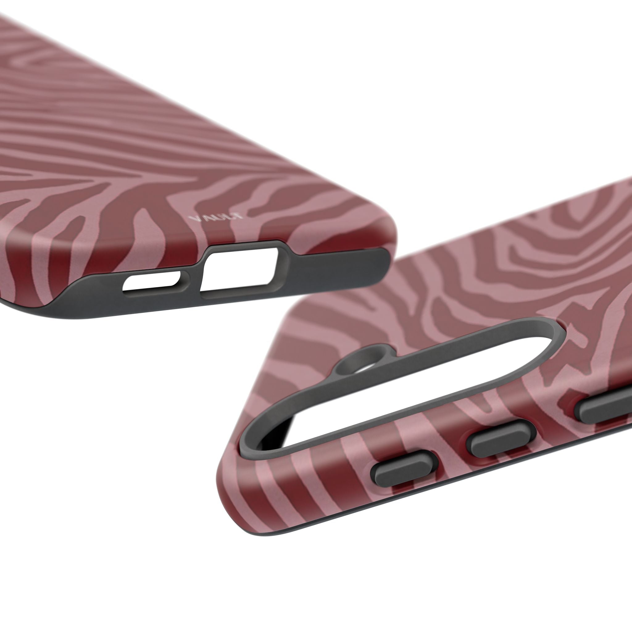 Red Zebra Print Tough Phone Case