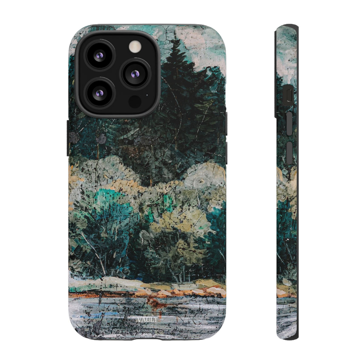 Phone Case - Moody Forest Landscape Protective Tough Case