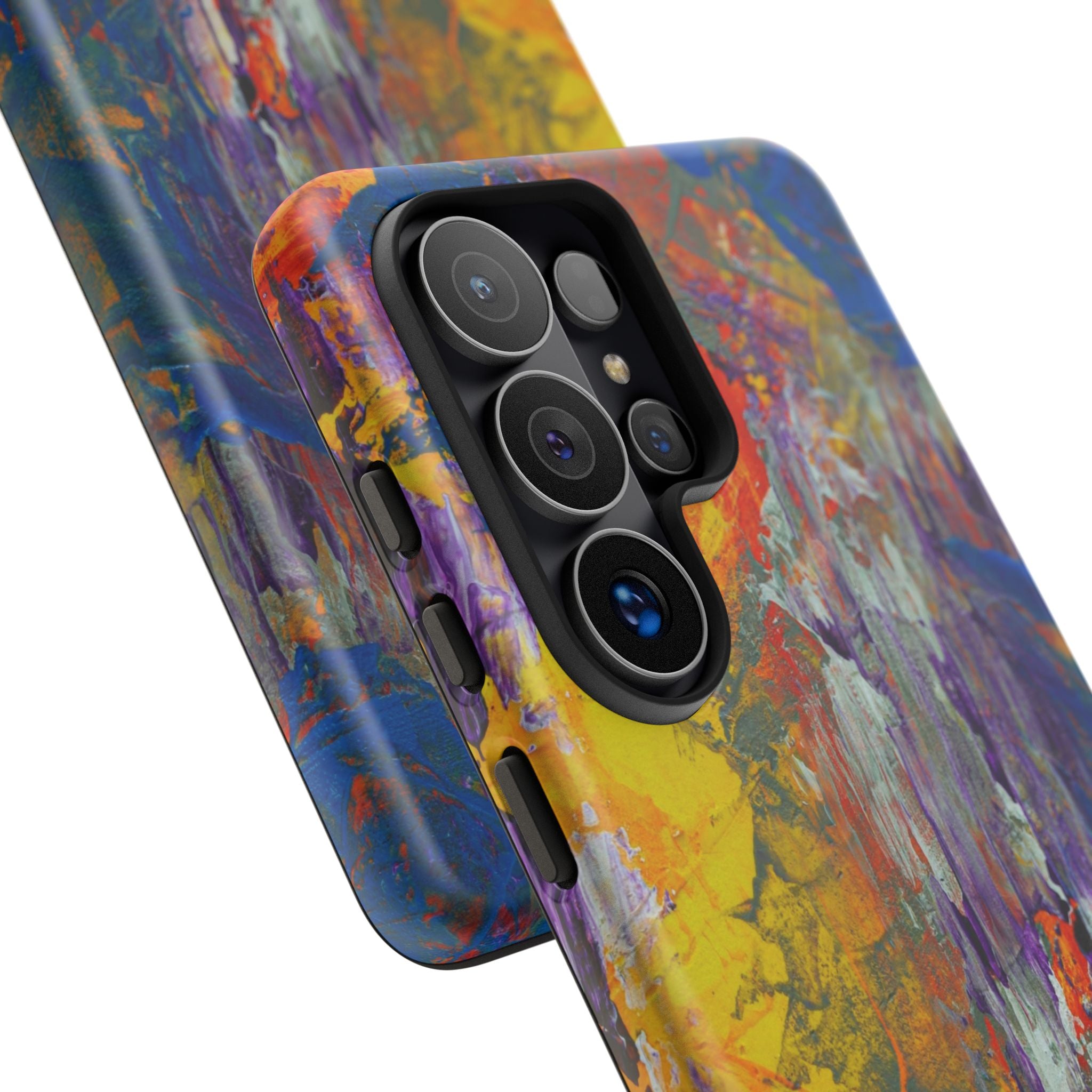 Abstract Color Splash Phone Case — Vibrant Artistic Protective Cover