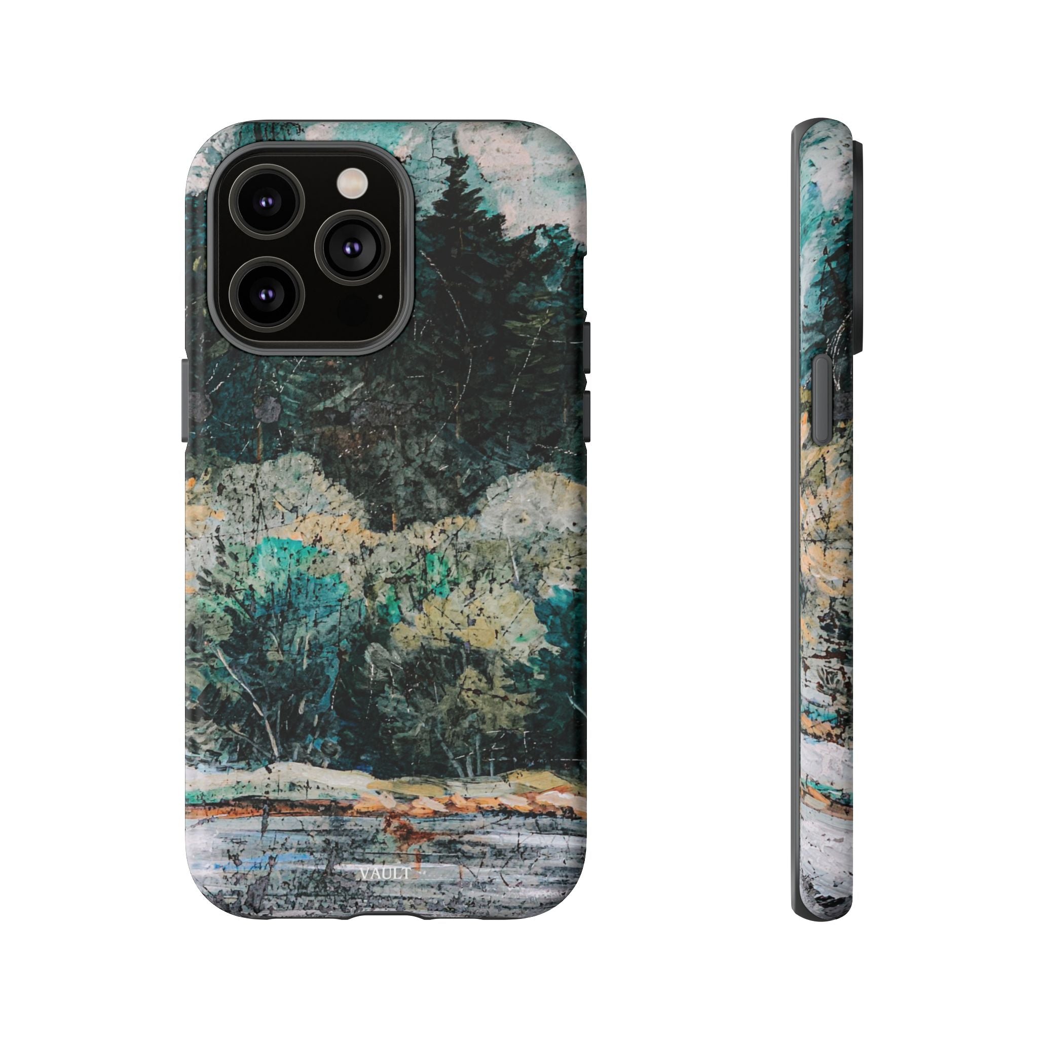 Phone Case - Moody Forest Landscape Protective Tough Case