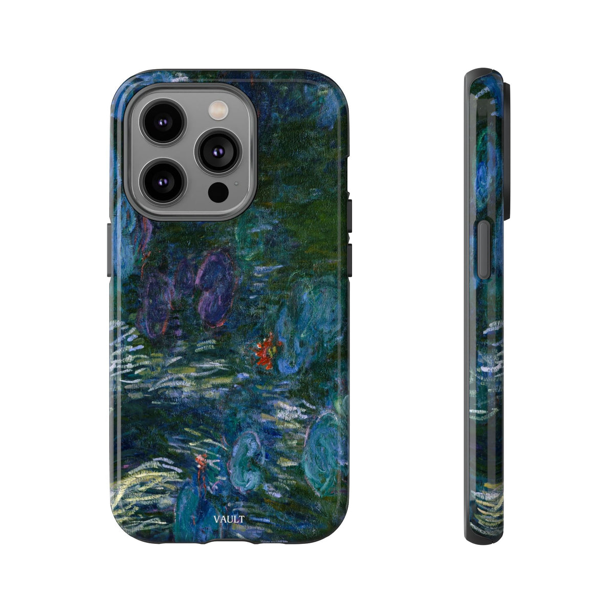 Water Lilies Tough Phone Case — Impressionist Art Protective Cover