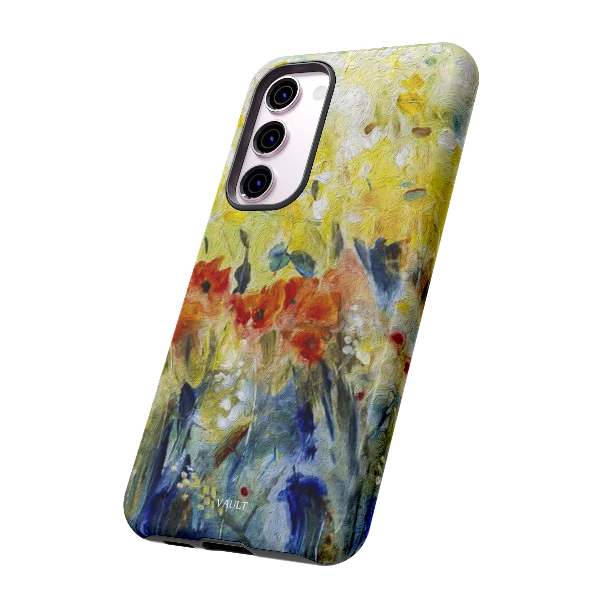 Floral Watercolor Phone Case — Yellow Garden Tough Cases