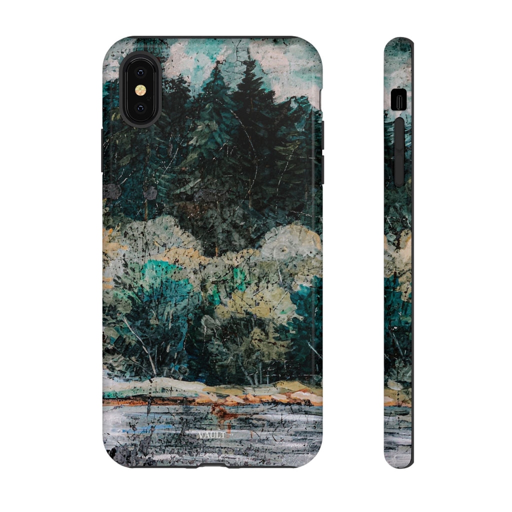 Phone Case - Moody Forest Landscape Protective Tough Case