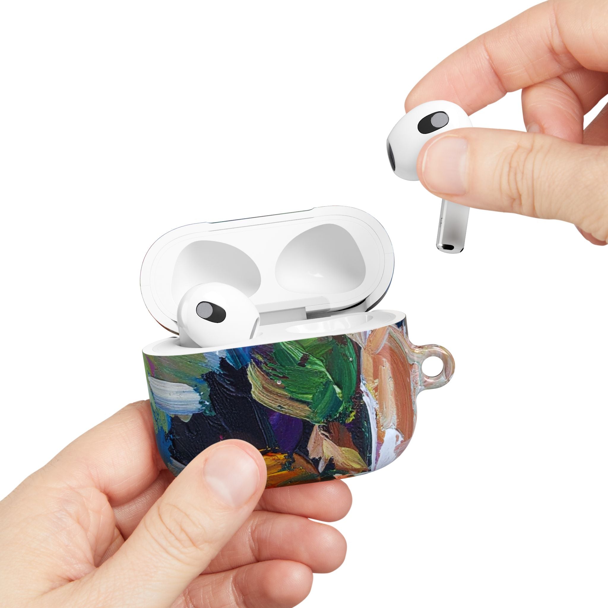 Abstract Brushstroke AirPod Cases