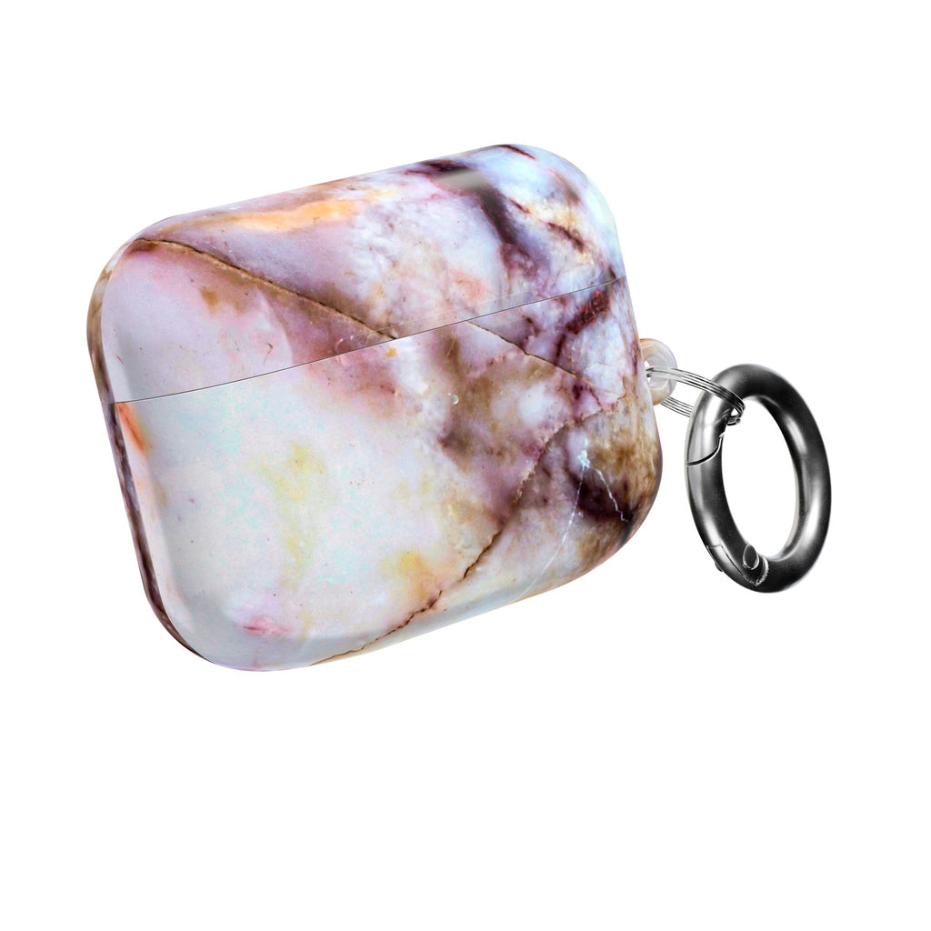Marble Pink AirPod Case – Pink & Gold Marble Protective AirPods Cover