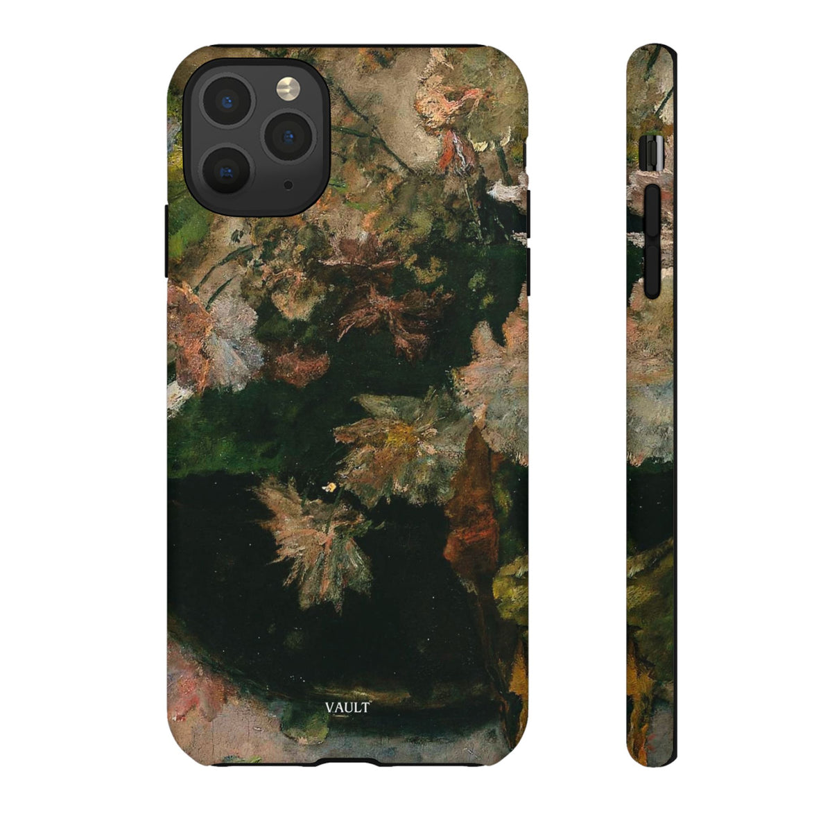 Floral Painterly Tough Phone Case — Vintage Autumn Leaves Phone Cover