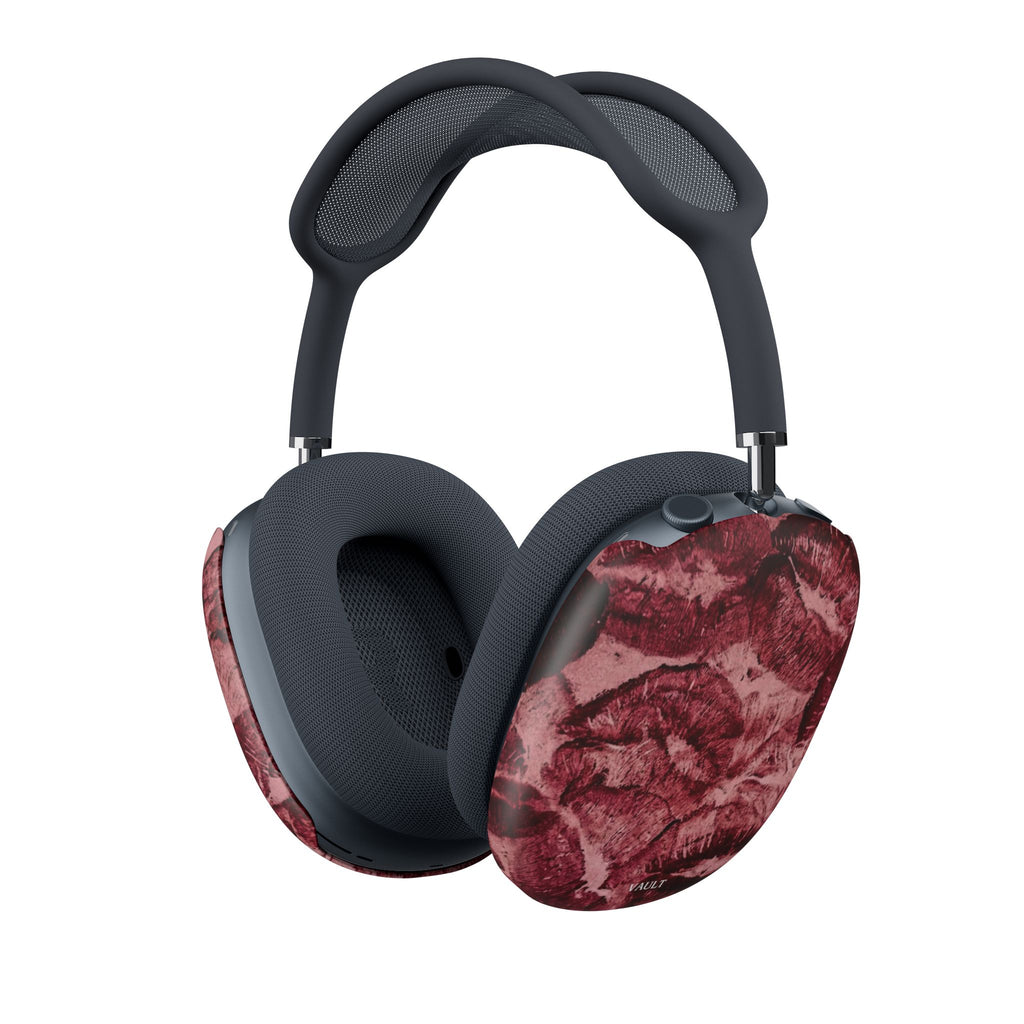 AirPods Max Case — Burgundy Kiss Print Protective Covers