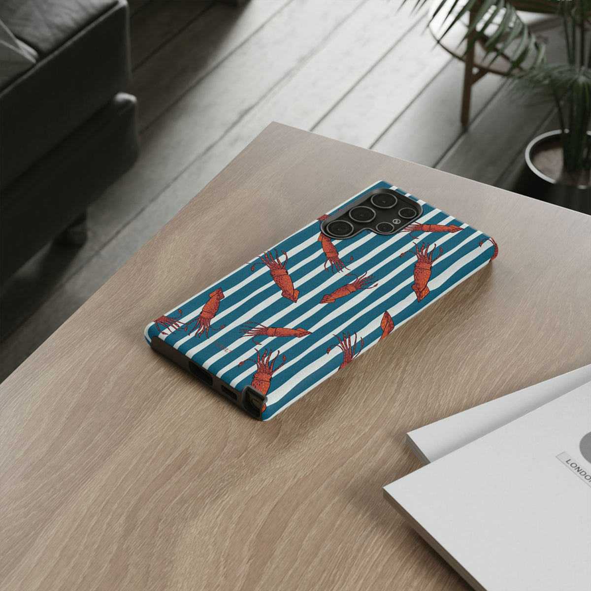 Shrimp Stripe Phone Case