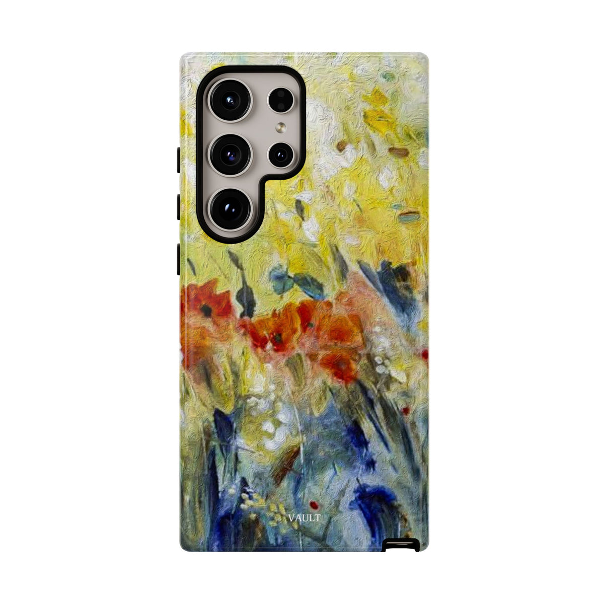 Floral Watercolor Phone Case — Yellow Garden Tough Cases