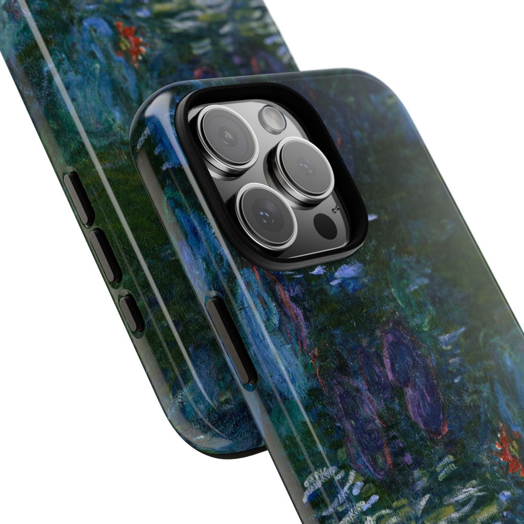 Water Lilies Tough Phone Case — Impressionist Art Protective Cover